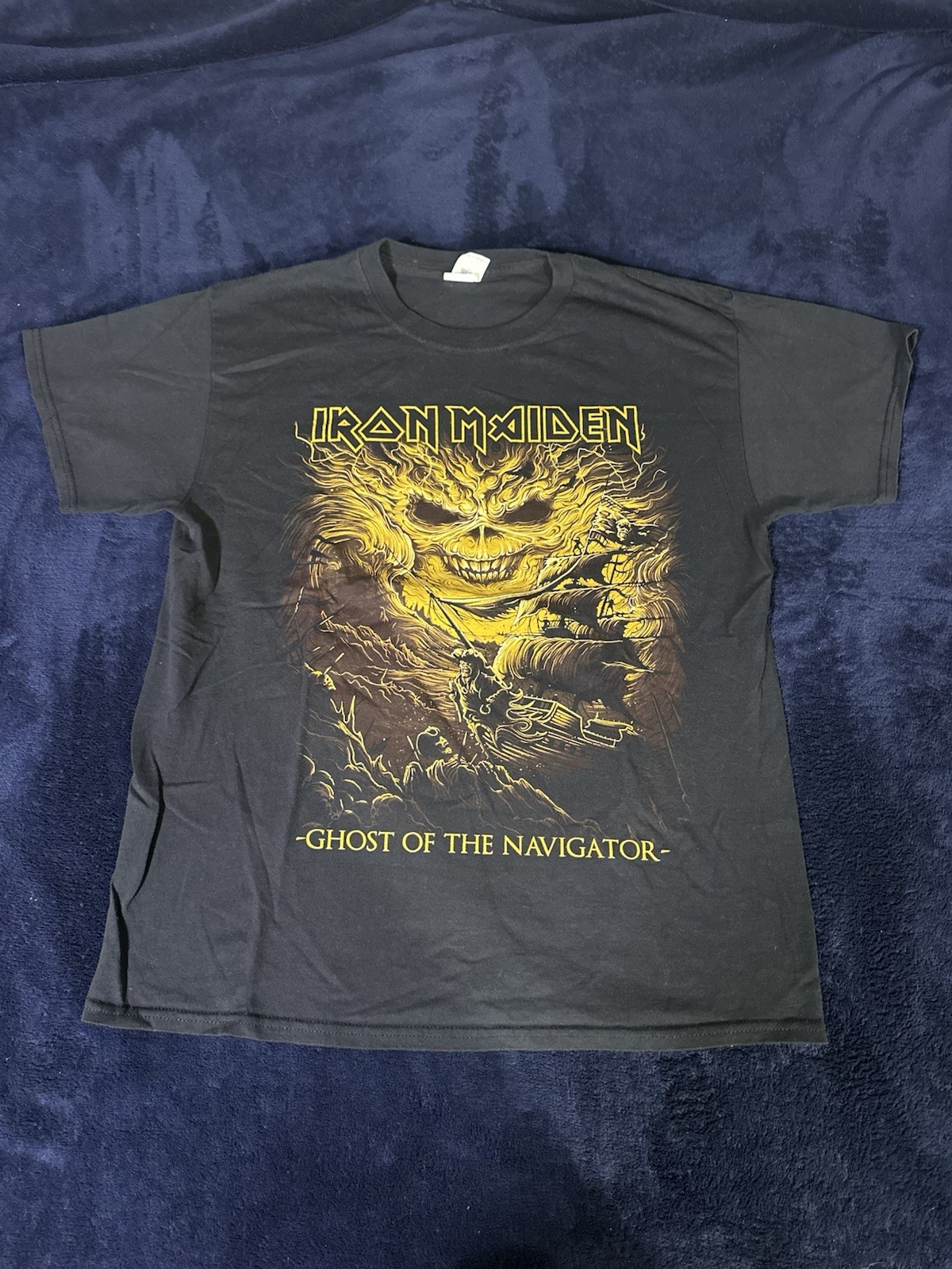 Iron Maiden Ghost Of The Navigator Shirt Large