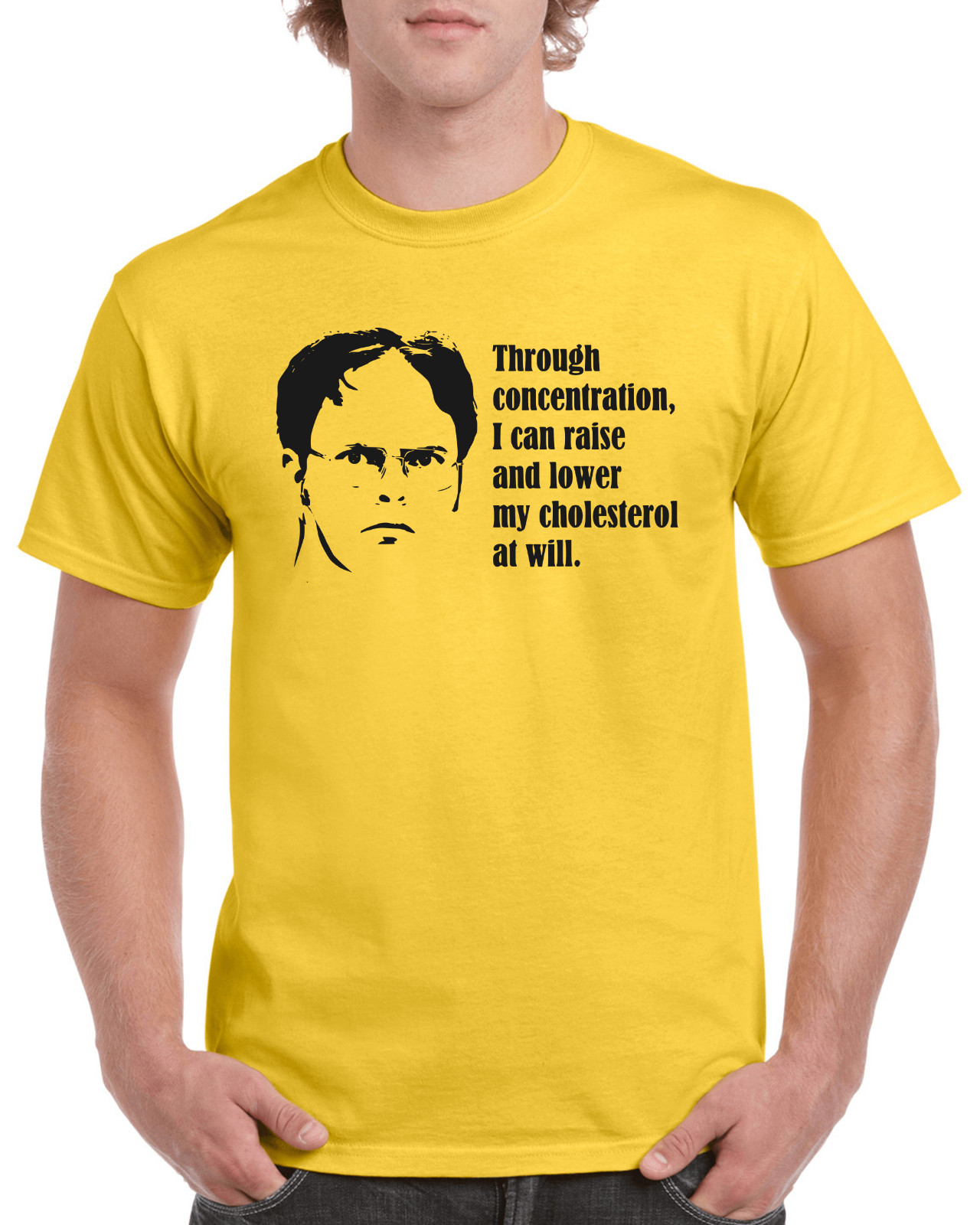 Dwight Schrute Shirt – Funny Dwight Schrute Shirt – Cholesterol The Office Shirt