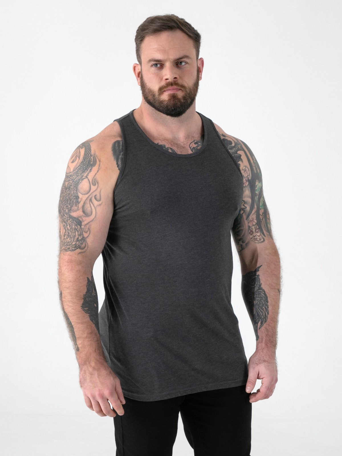 D555 Duke Mens Muscle Vest T-Shirt Cotton Sleeveless Gym Tank Top S M L XL XXL