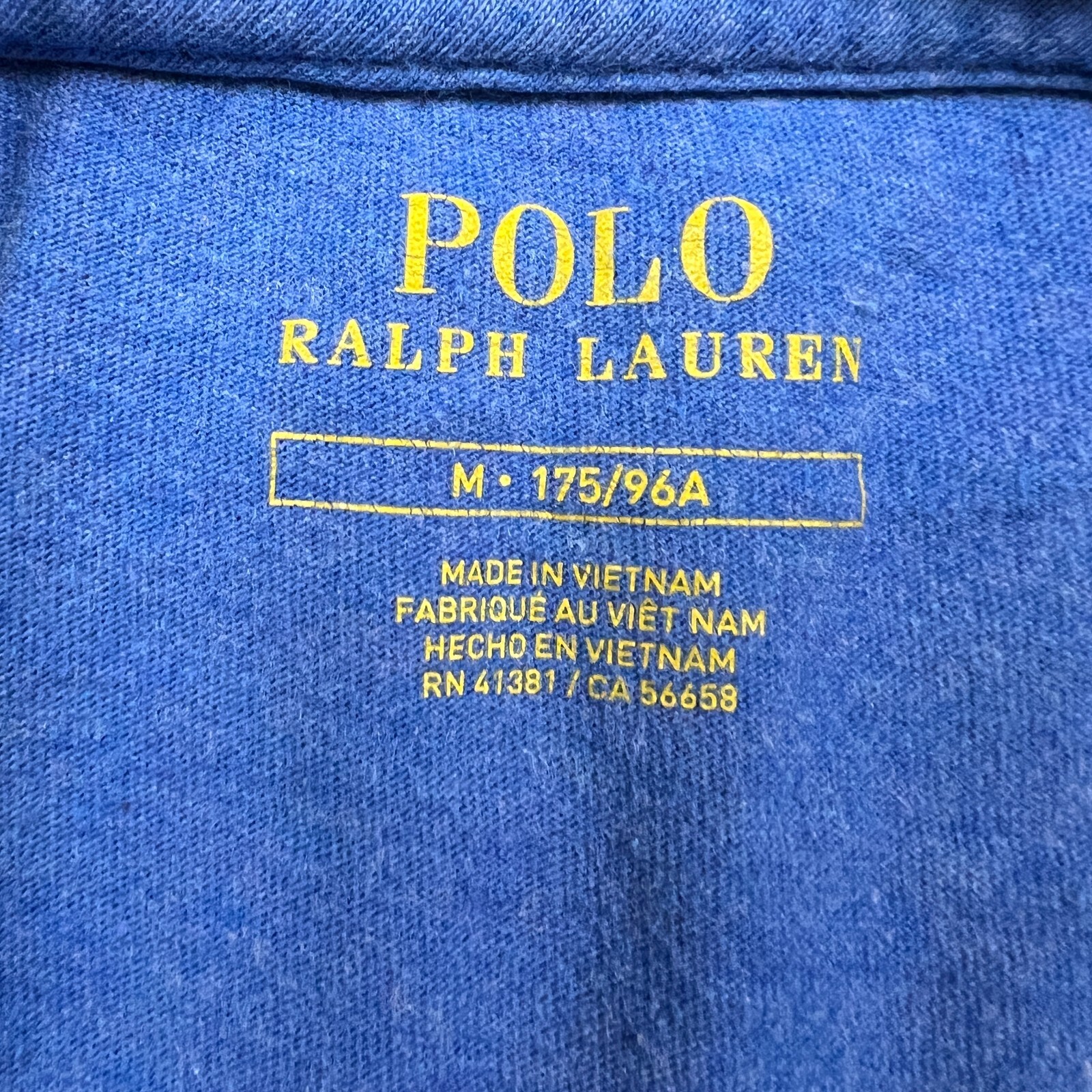 Polo Ralph Lauren T Shirt Mens Medium Blue Pony Casual Preppy Short Sleeve Tee
