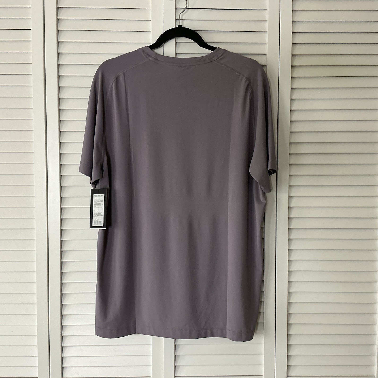 Rhône NWT Extra Mile Athletic Performance Tee M Sz M Gray Stone Gorpcore UPF 50+