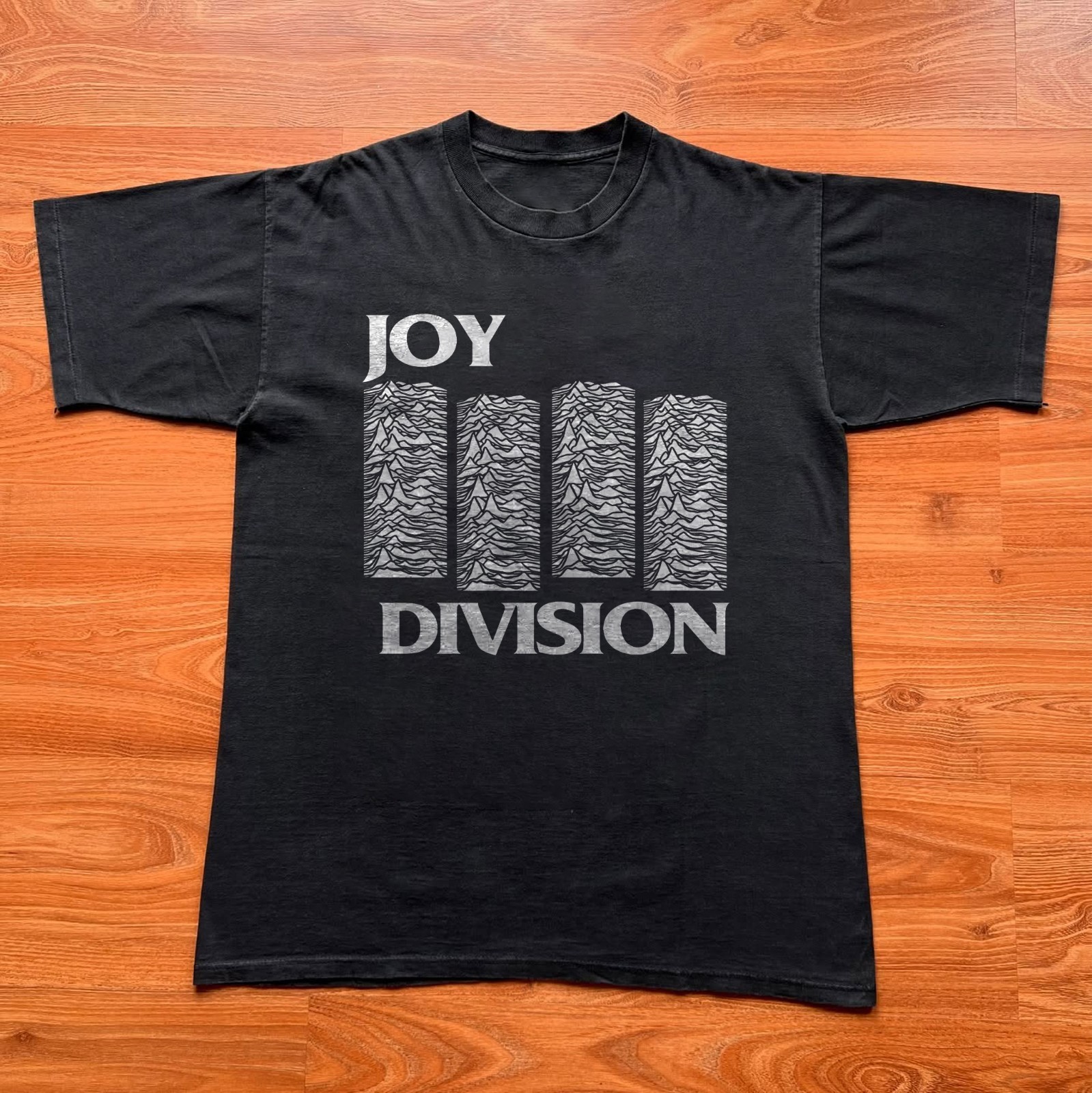 Joy Division Unknown Pleasures Unisex Black T-shirt, Size S-5XL