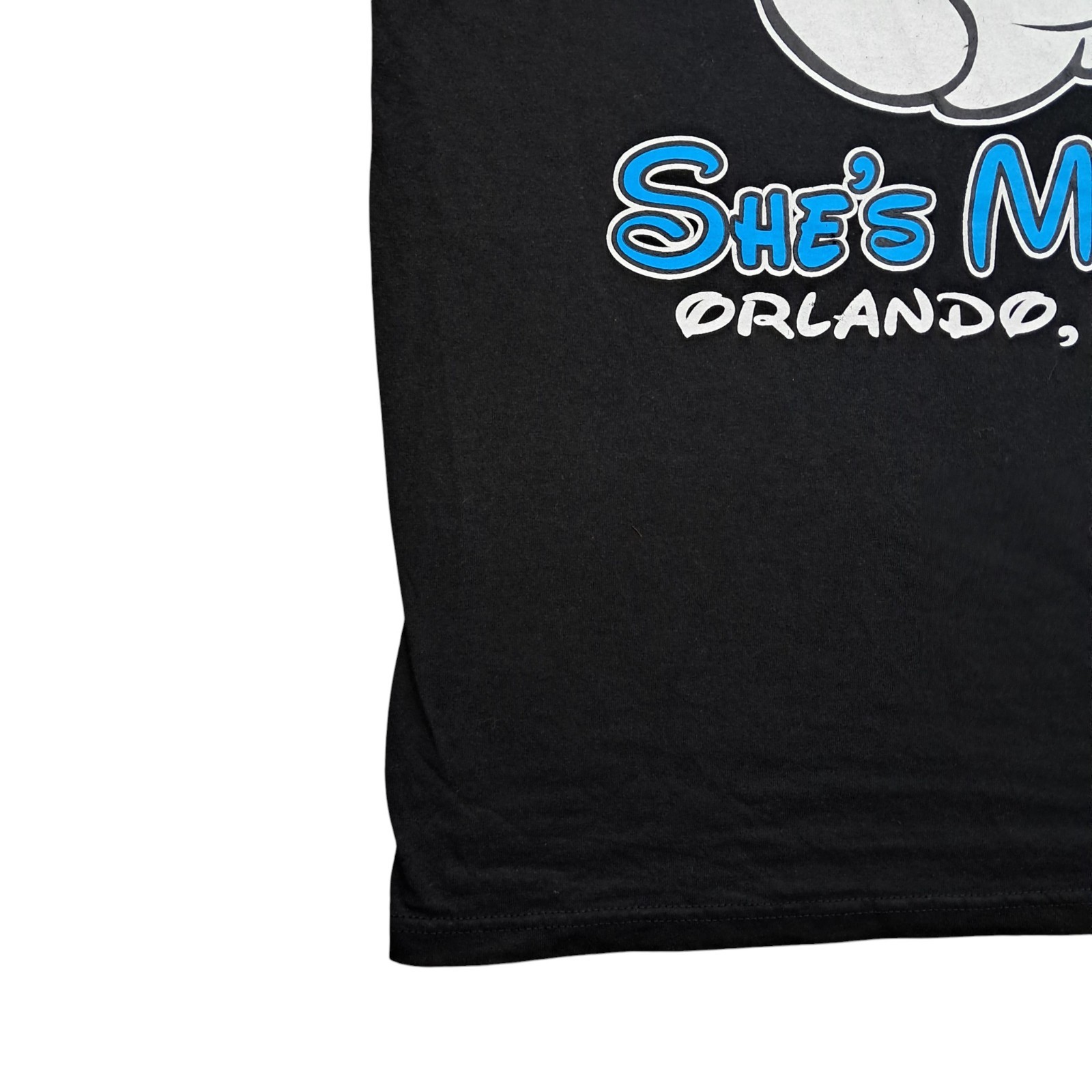 T Shirt Medium Men’s Black Cotton Outdoor Orlando USA Florida Holiday Graphic