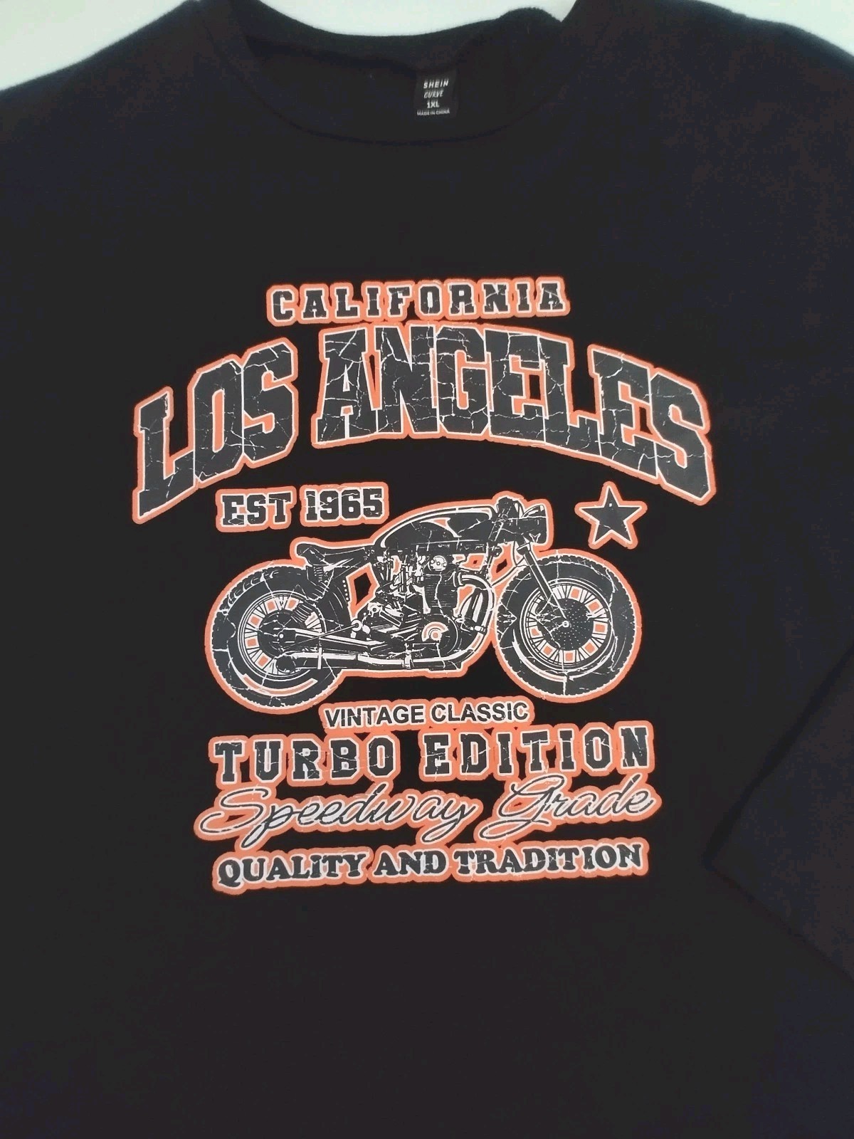 California Los Angeles T-Shirt XL Turbo Edition Speedway Motorcycles Biker