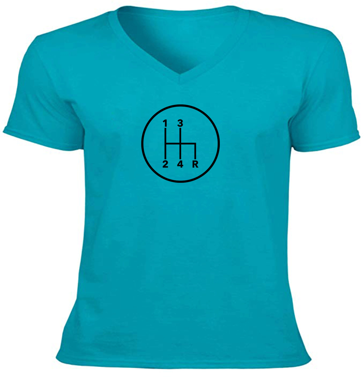 Manual Transmission Gears Shift Pattern 4 Speed Stick T-Shirt Gear shift pattern