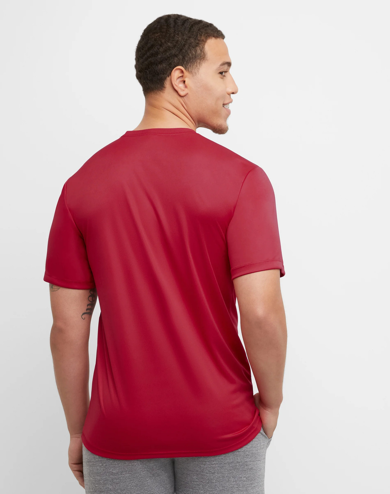 Hanes 2-Pack Cool Dri Men’s T-Shirt Sport Performance Tee Comfort Ribbed Light