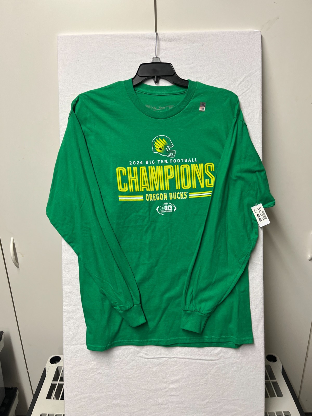 Oregon Ducks 2024 Big 10 Champion Long Sleeve T Shirt BRAND NEW