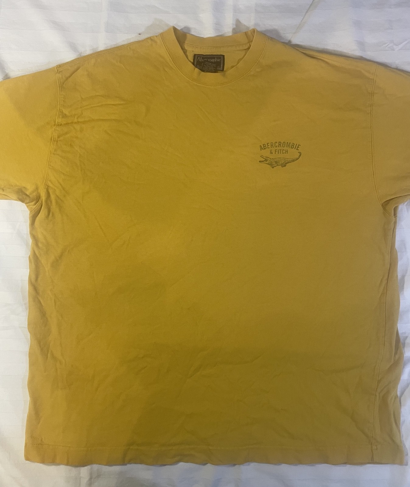 Vintage Abercrombie & Fitch Alligator Wrestling T-shirt Mens XL Heavy 90s Y2K