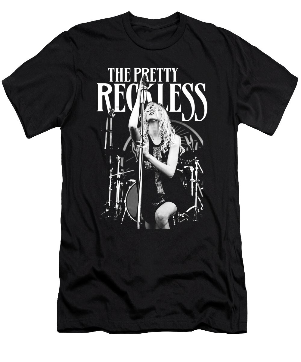 The Pretty Reckless Cotton Full Size Unisex Black Classic Tee Shirt BT210