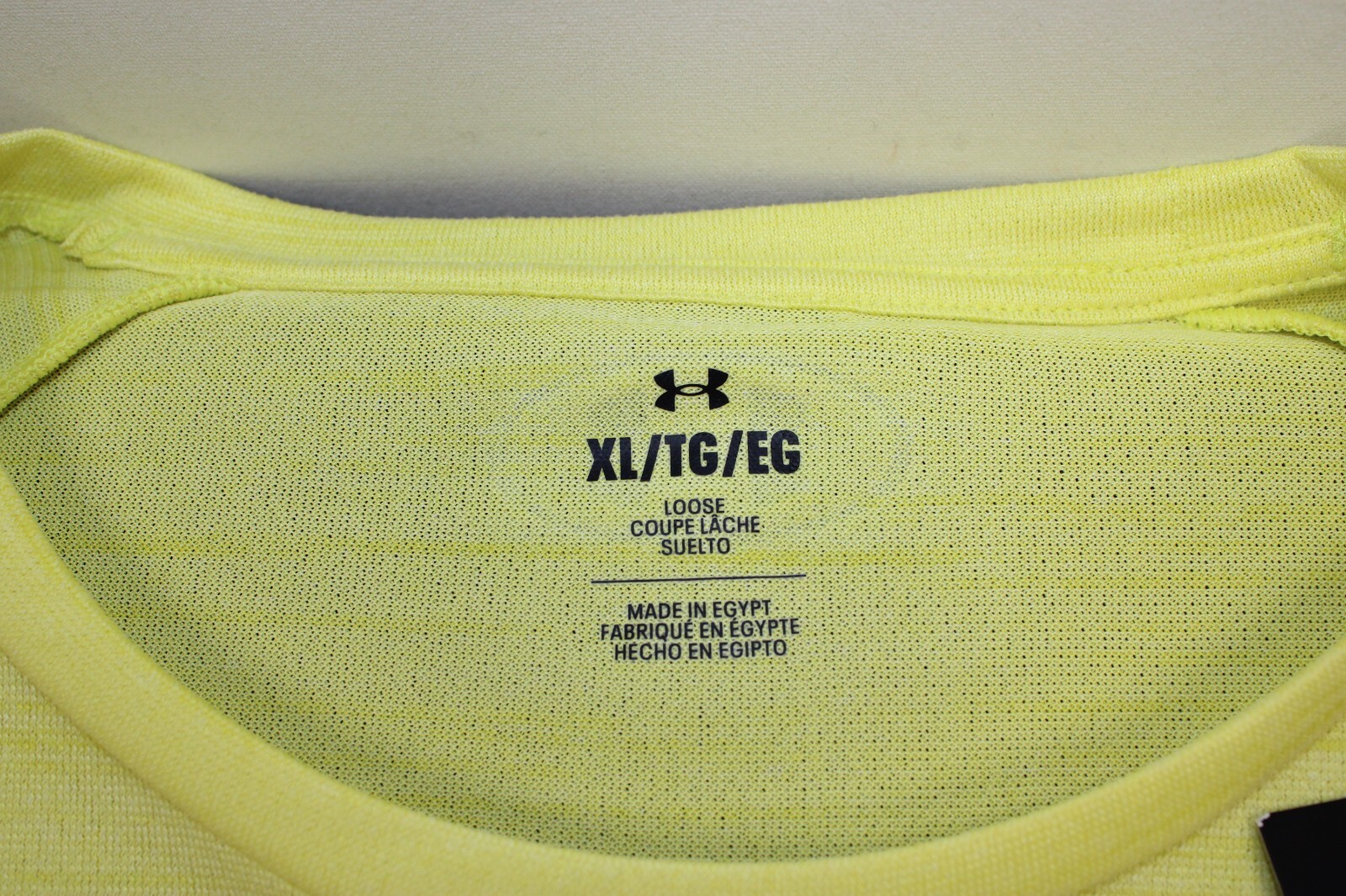 Under Armour Men’s Tiger Tech 2.0 Shirt Loose Fit Yellow Small 1377843-743 New