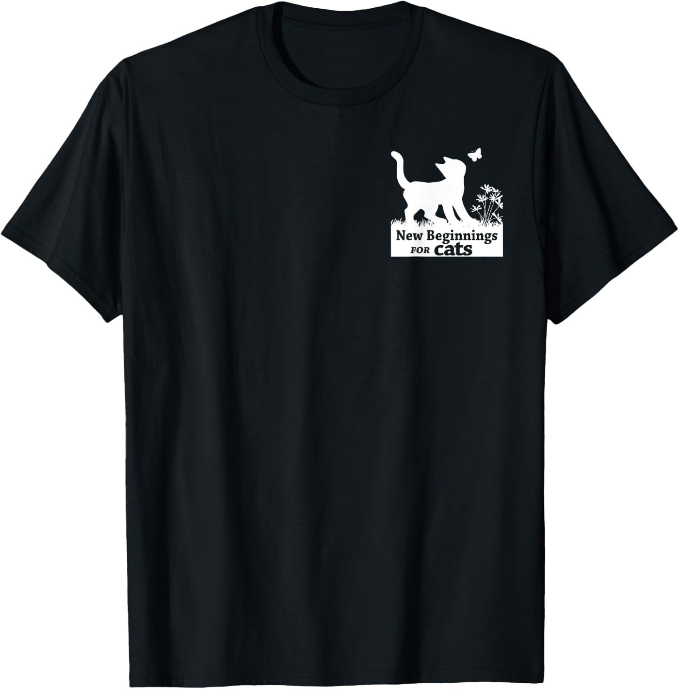 New Beginnings for Cats Rescue Cat Bourbonnais IL T-Shirt