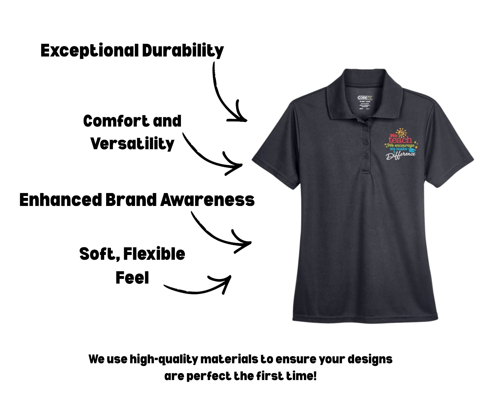 Custom Polo Shirt | Graphic or Embroidered | Personlized Design | Unisex