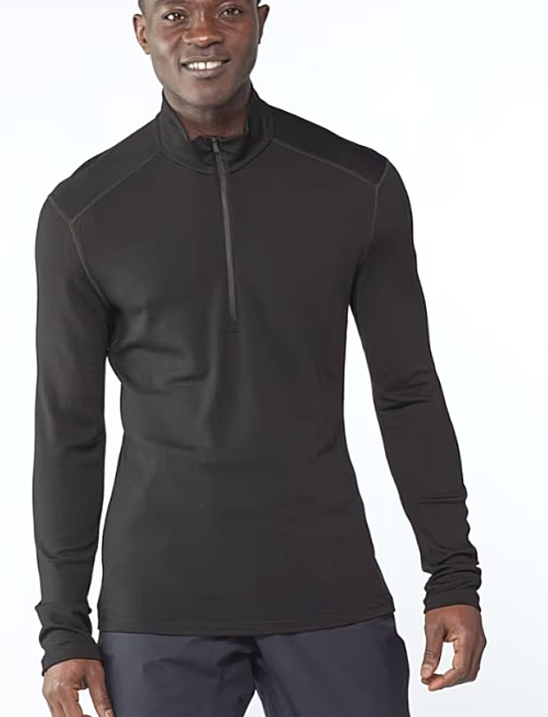 Icebreaker 260 Tech Half-Zip Base Layer Top Men’s NWT X-Large Black