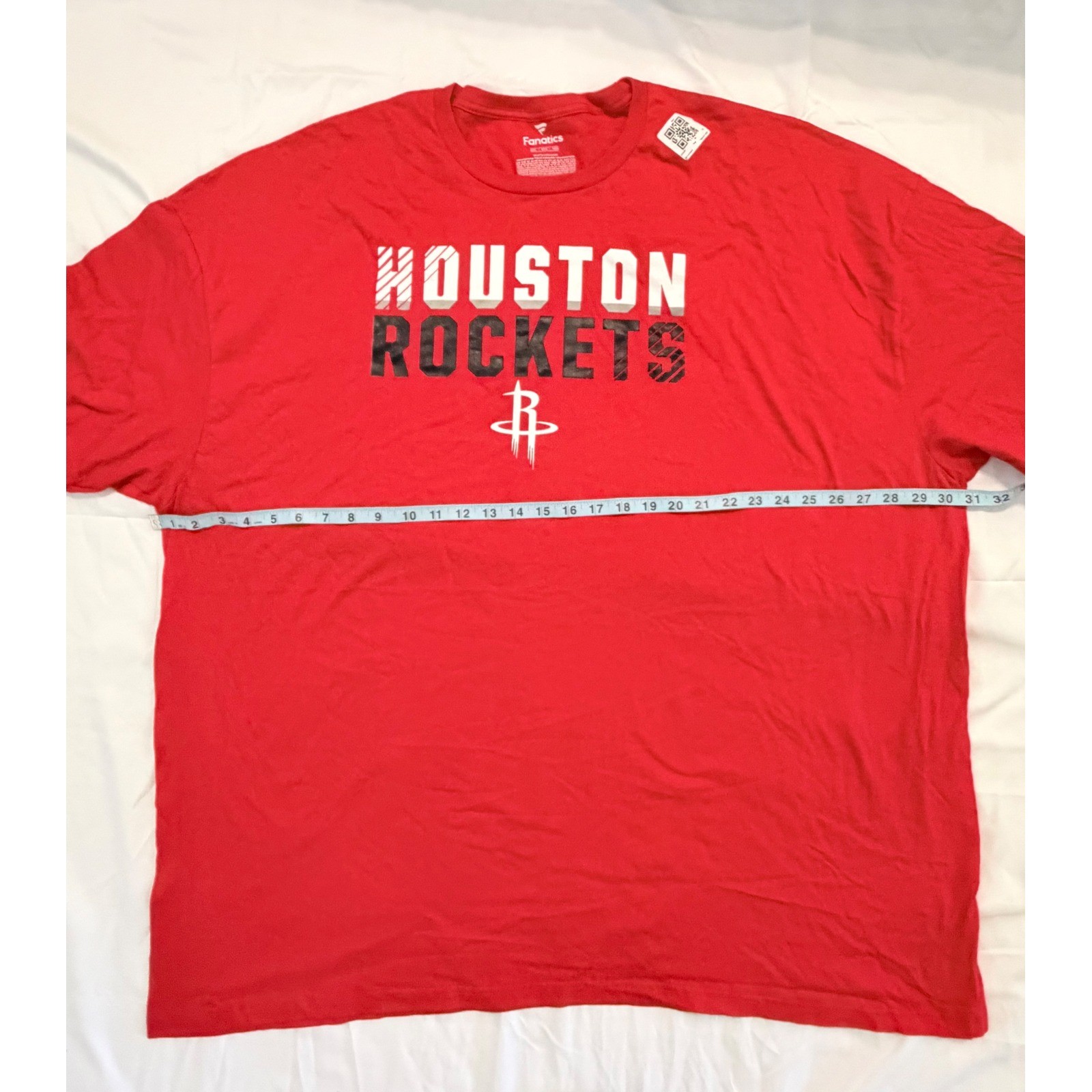 NWT Fanatics Houston Rockets Mens 5XL Red Graphic T-Shirt NBA Basketball Tee