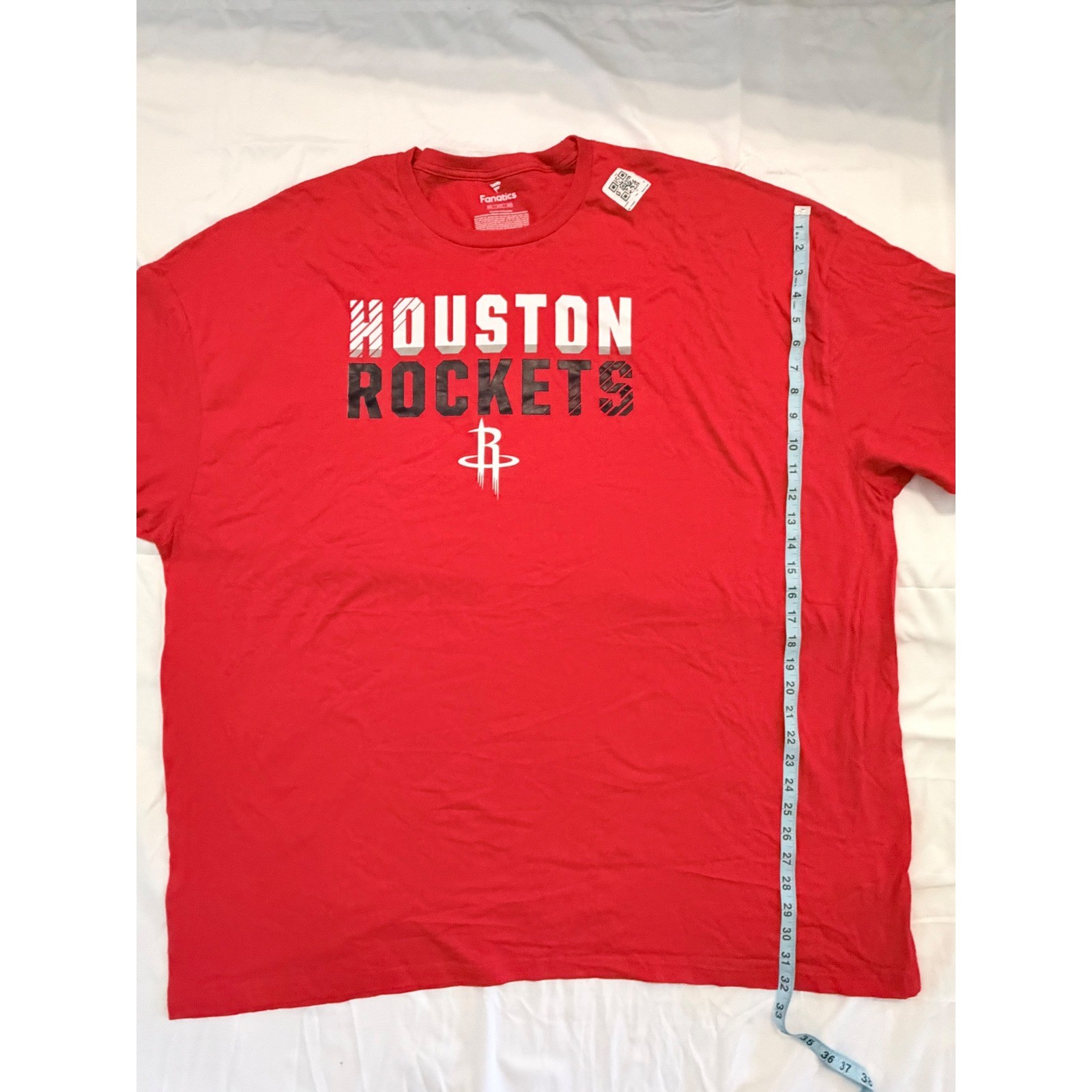 NWT Fanatics Houston Rockets Mens 5XL Red Graphic T-Shirt NBA Basketball Tee