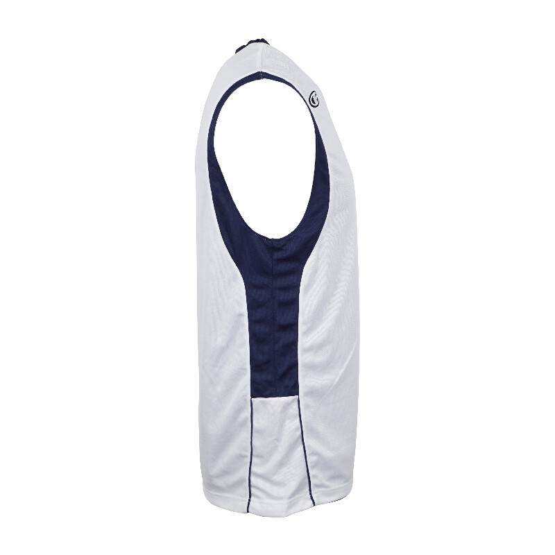 CHAMPION PERFORMANCE MENS V NECK ATHLETIC REVERSIBLE TANK WINE WHITE
