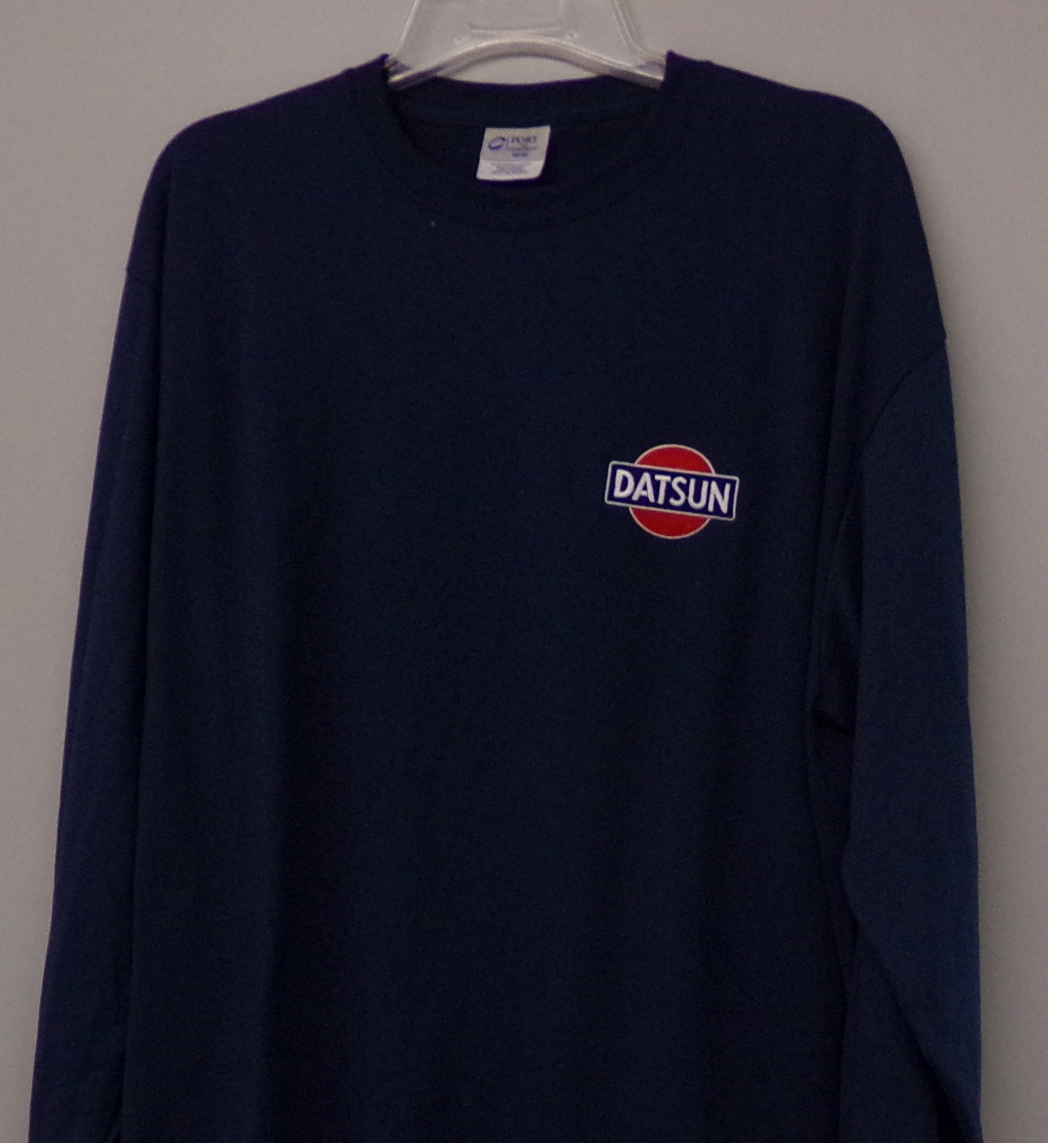 DATSUN Old Logo Embroidered Long Sleeve T-Shirt S-6XL, LT-4XLT Nissan New