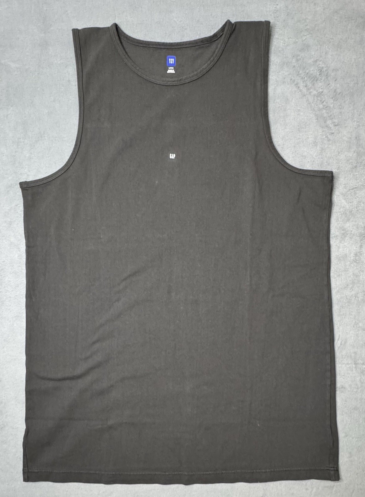 YZY Yeezy Gap Engineered By Balenciaga Loose Tank Top Men’s Size Large Black