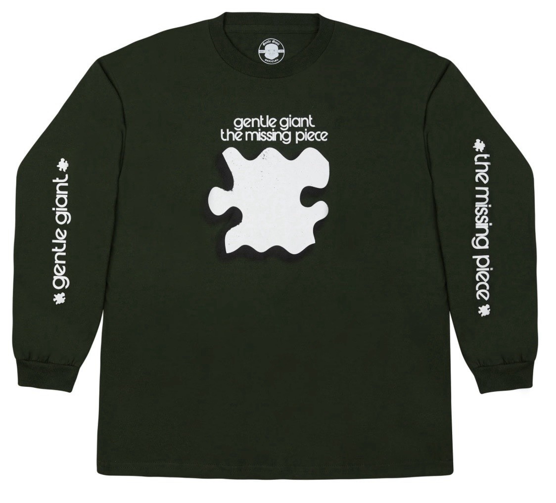Rare Official GENTLE GIANT The Missing Piece Long Sleeve Shirt Prog Rock