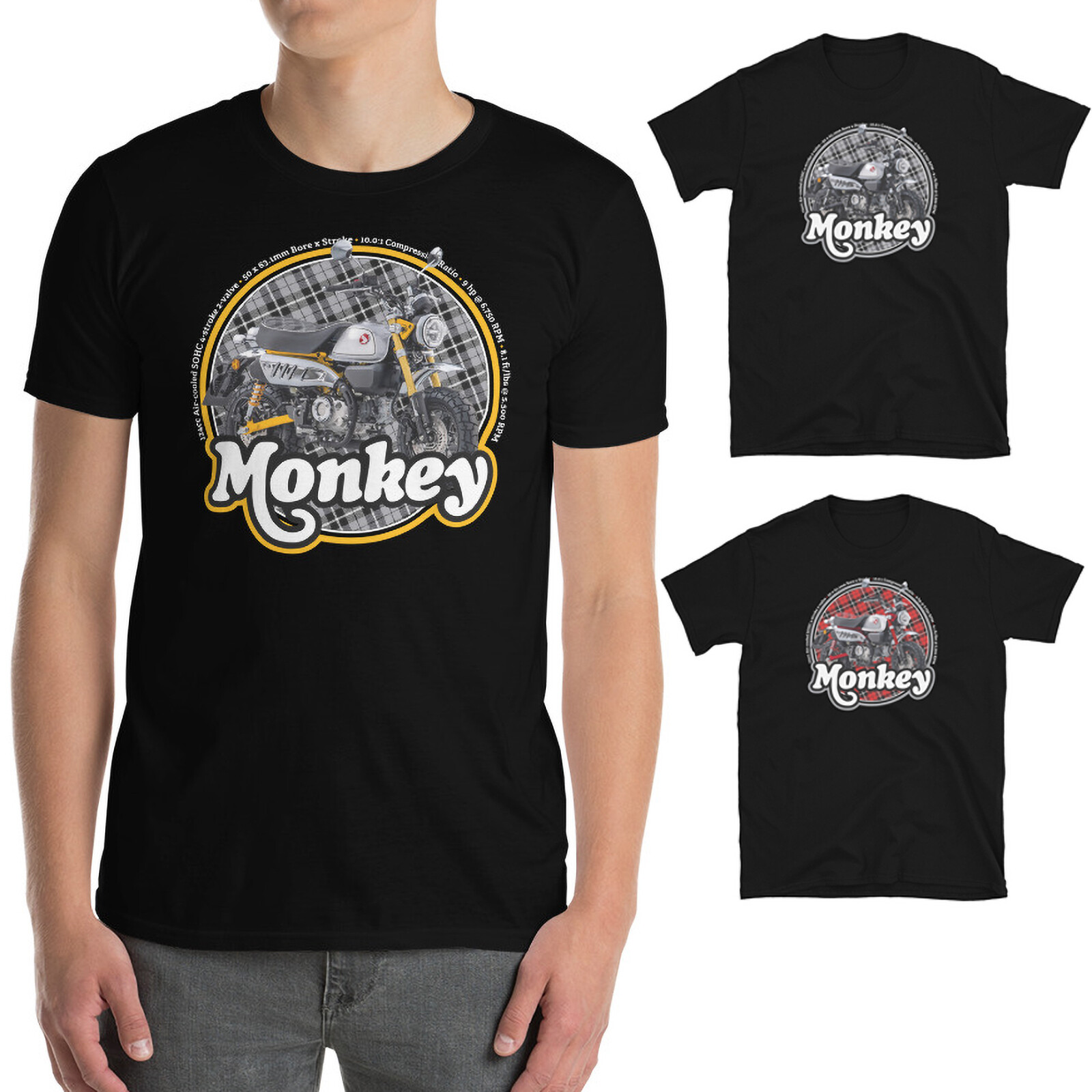 Monkey Bike Short-Sleeve Unisex T-Shirt – 2023 Colors
