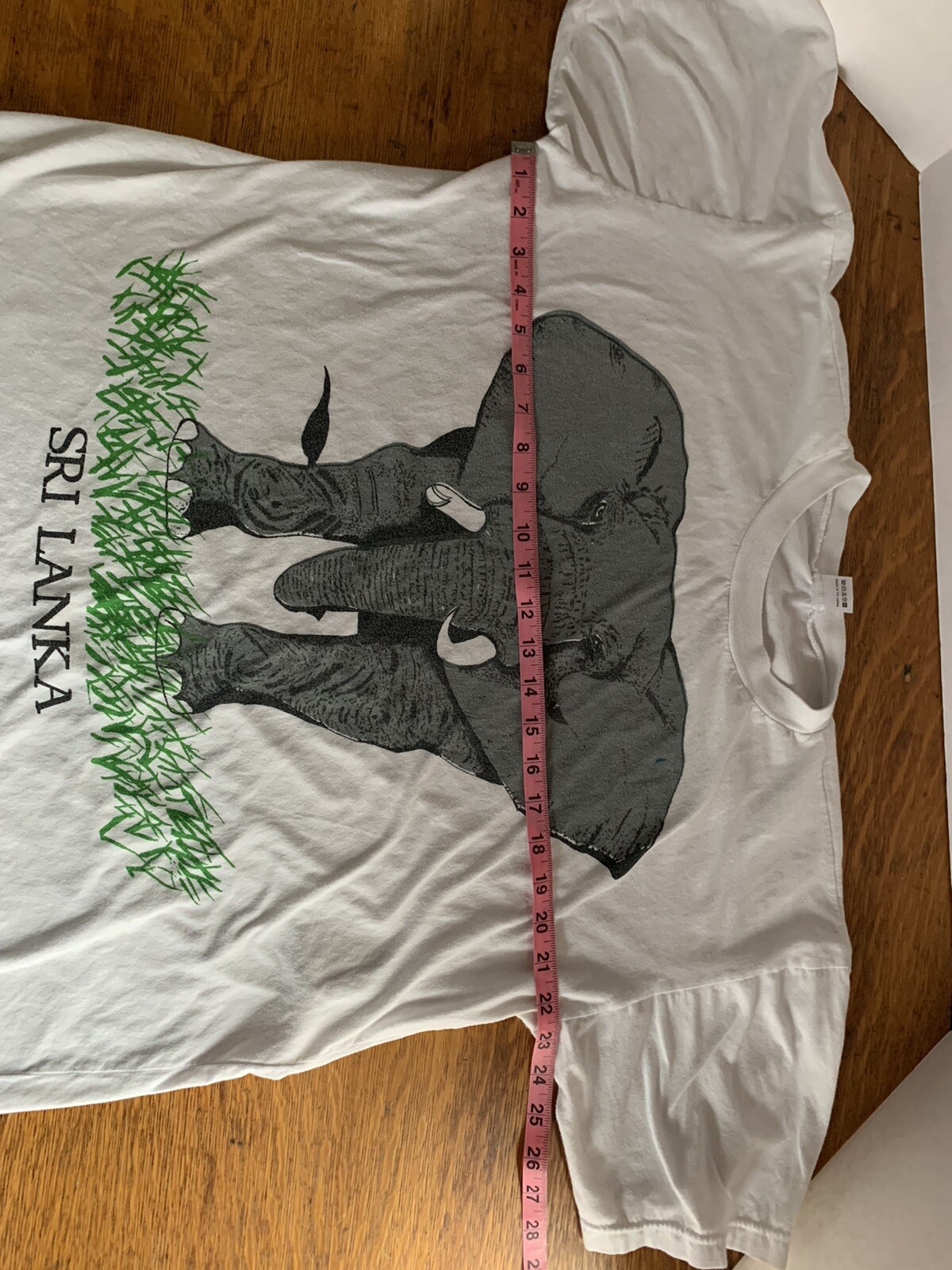 Sri Lanka Elephant TShirt Adult XL Safari Wildlife Gentle Giant Tourist Nature