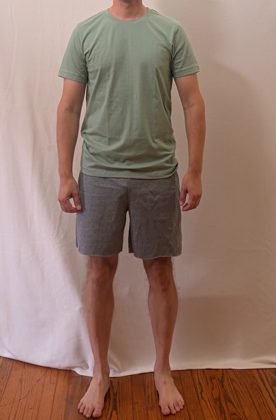 Canvas by BELLA + CANVAS Sage Green Size M Short Sleeve Cotton Crewneck Tee