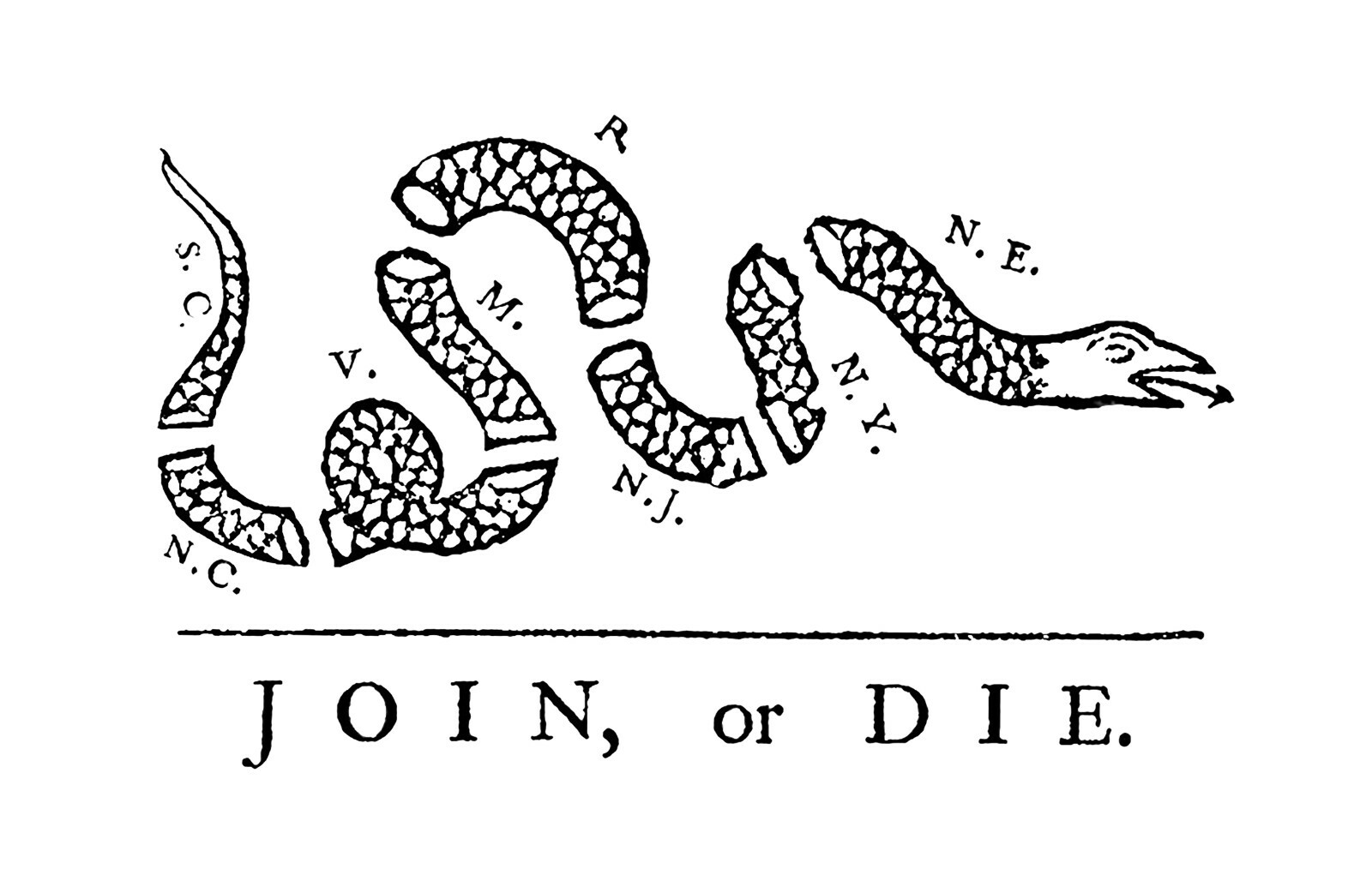 Join or Die! America’s Founding Fathers – History Tee – Fast Shipping – Soft