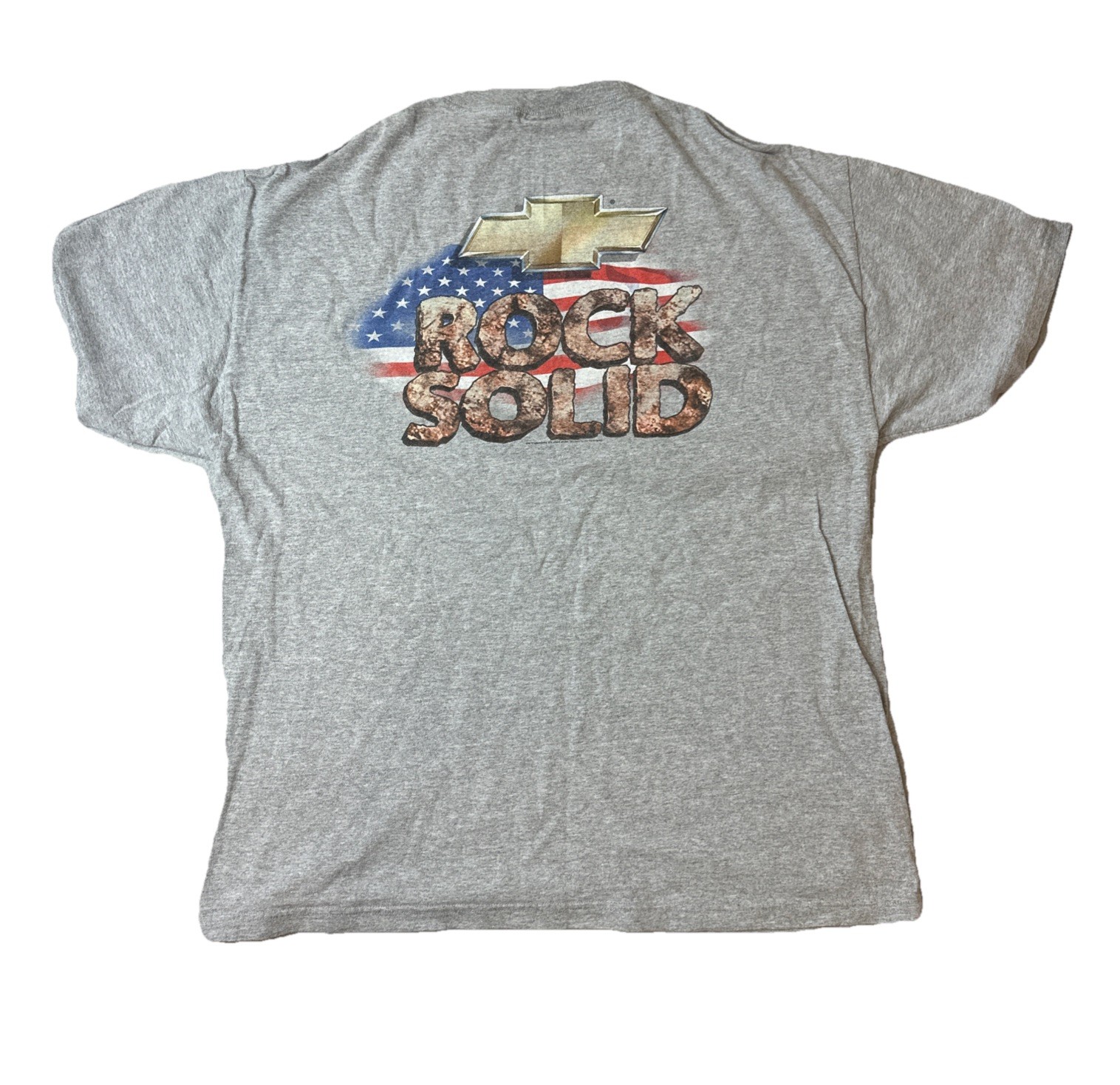 VTG 90s Murina Chevy Trucks T Shirt Men’s 2XL Rock Solid Graphic Double Sided