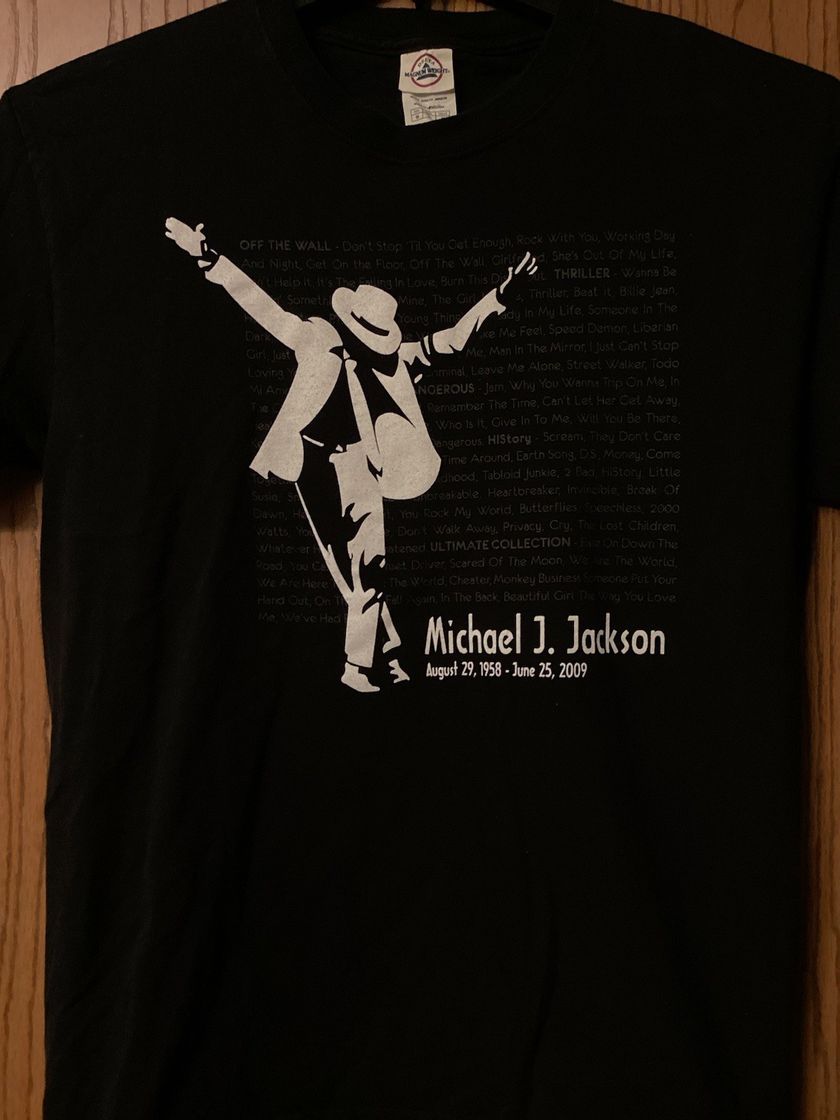 Michael Jackson – “Michael J. Jackson (8/39/58 – 6/25/09) – Black – Delta – M