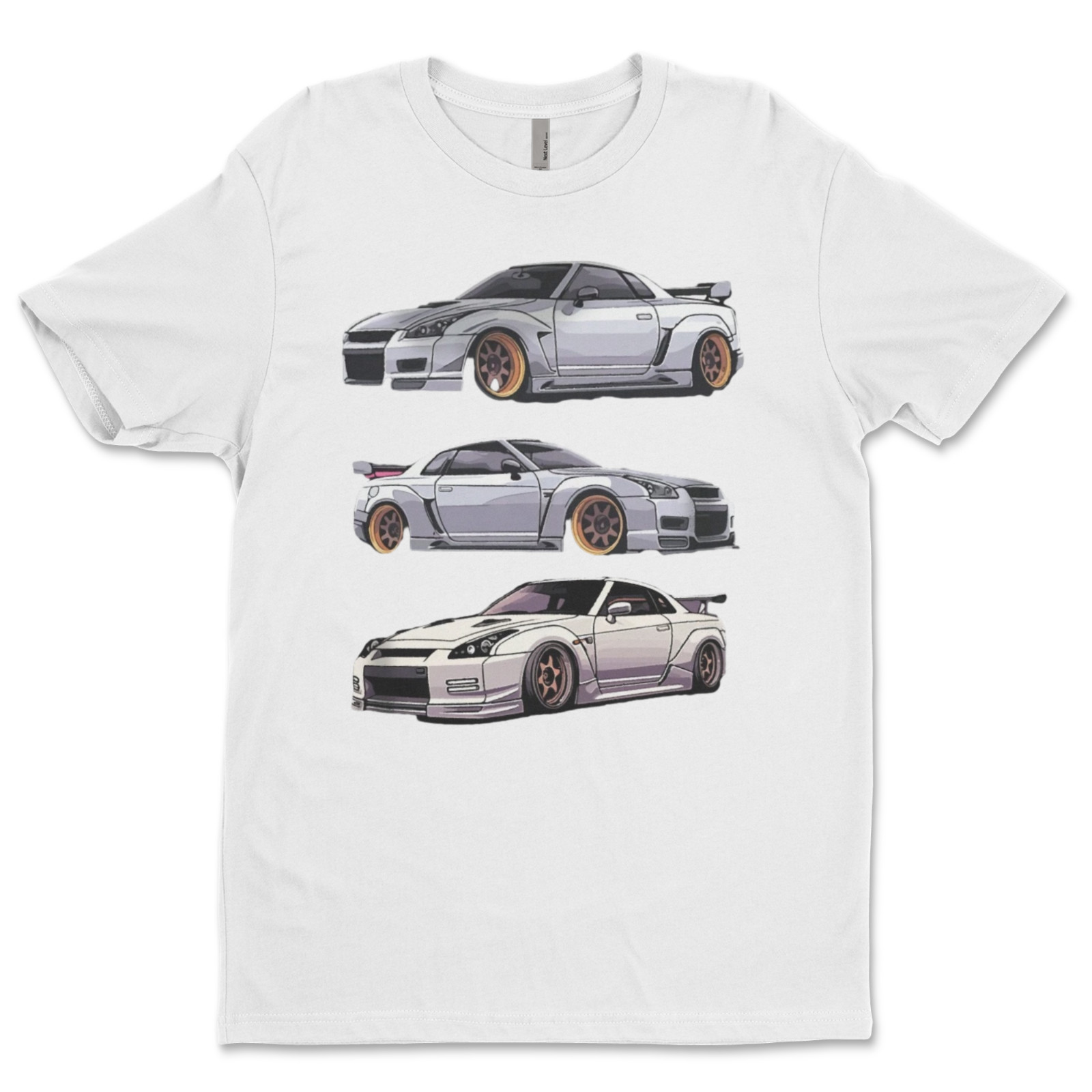 Custom T-Shirt, Cars, Dtf Print On Next Level T-Shirt unisex Soft Cotton