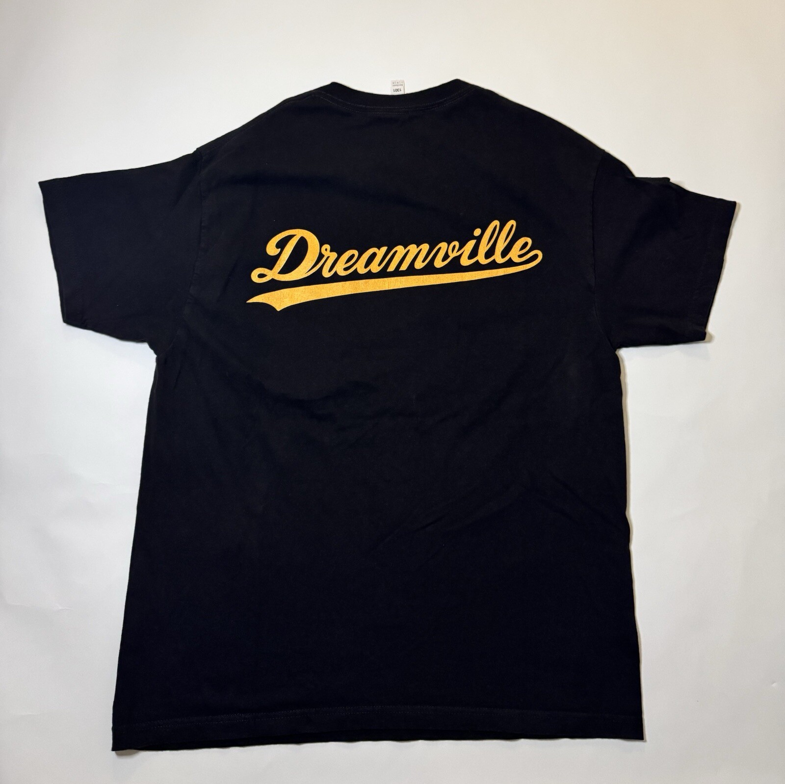 J Cole Shirt Large Black Dreamville Hip Hop Music Graphic Tee Spell Out