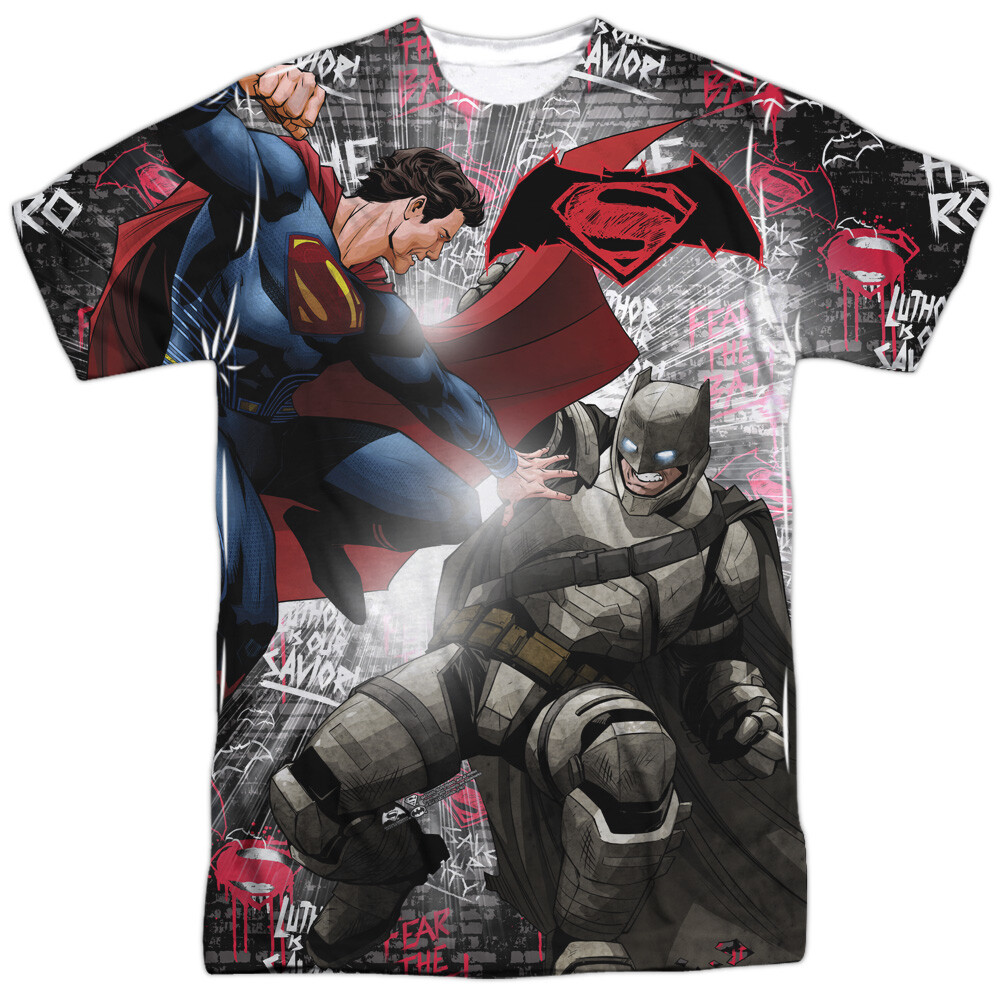 Batman v Superman “Showdown” Dye Sublimation T-Shirt