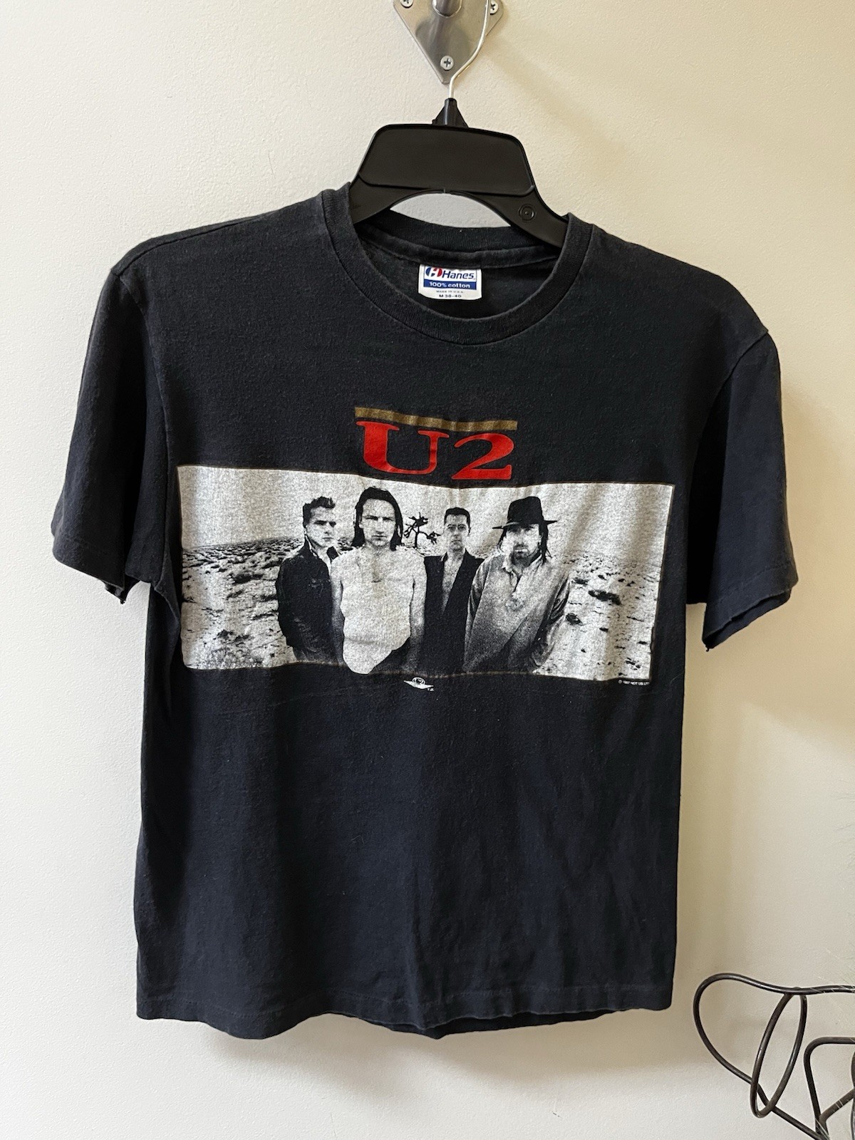 1987 U2 Band Tee – The Joshua Tree Tour / Men’s M