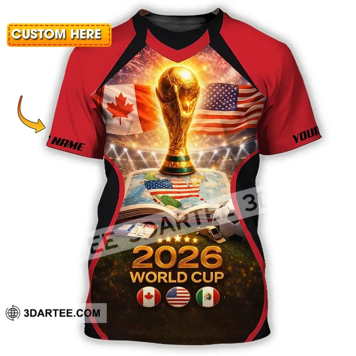 New Hot Unisex Shirt – Custom FIFA World Cup 2026 3D Shirt reprint VK13886