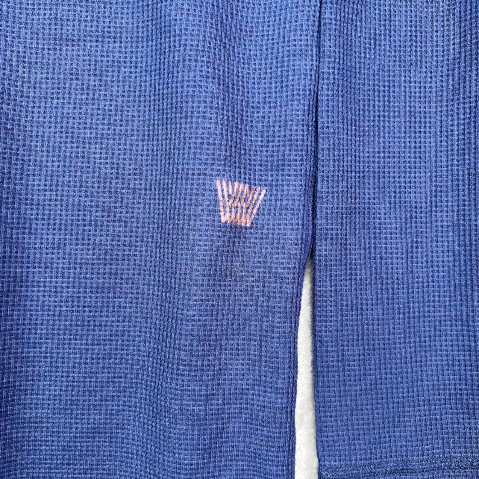 Mack Weldon Waffle Knit Henley Mens Medium Wool Blend Long Sleeve Thermal 2 Pack