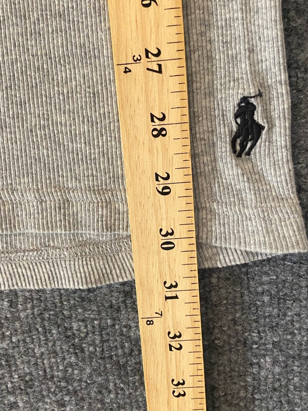 Polo Ralph Lauren Tank Top Men XL Ribbed 100% Cotton Classic Fit Gray Sleeveless