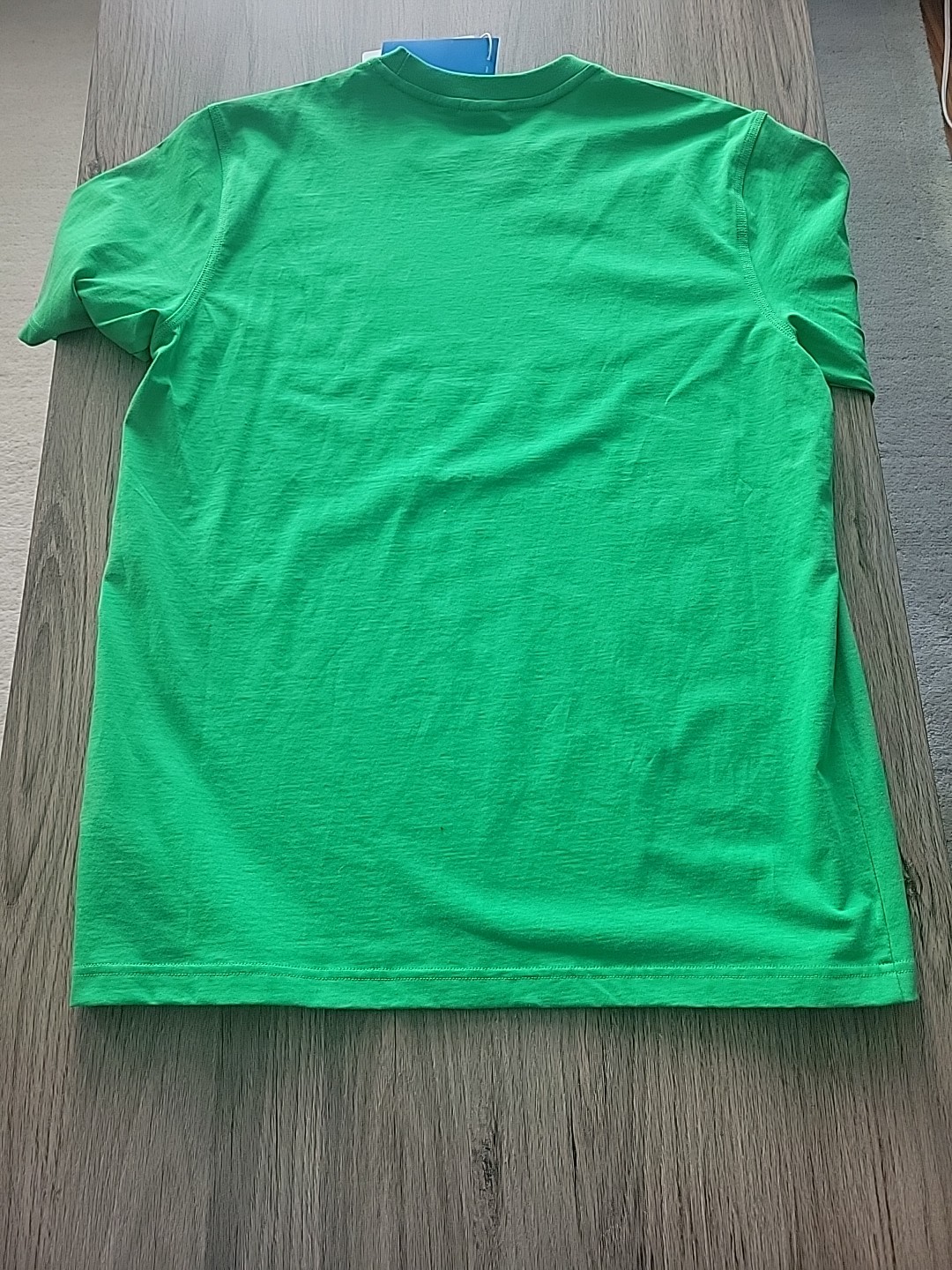 adidas Men’s Trefoil Essentials Tee Energy Green. Size Large