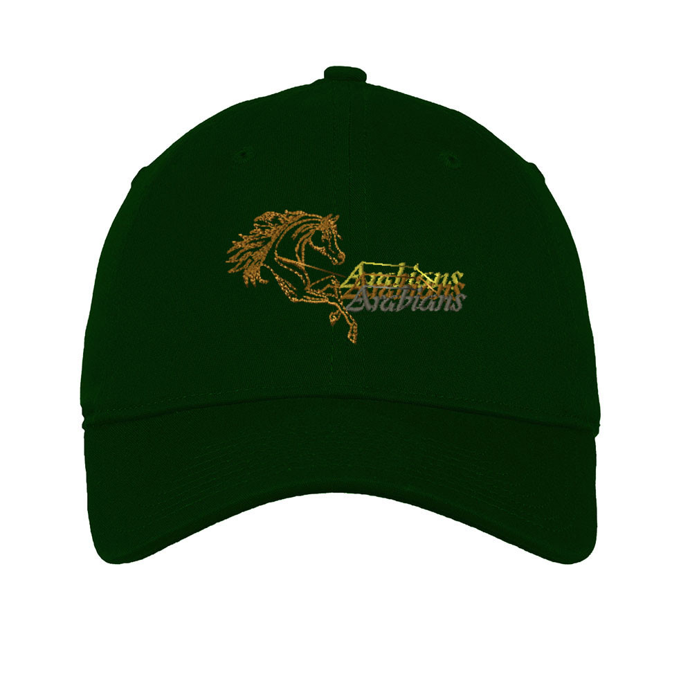 Arabian Horses Embroidered Soft Low Profile Hat