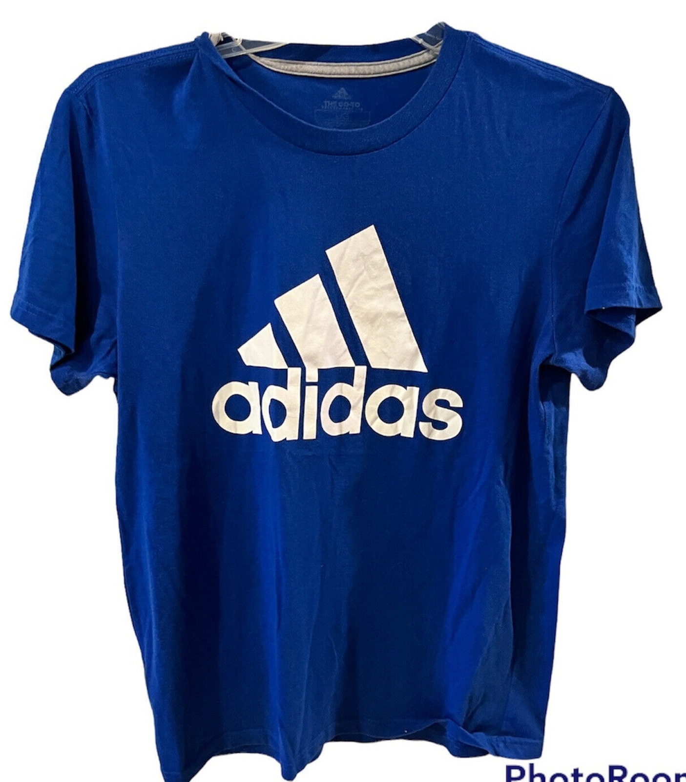 Adidas The Go To Shirt Mens Sz L Performance Badge of Sport Logo Tee Climalite