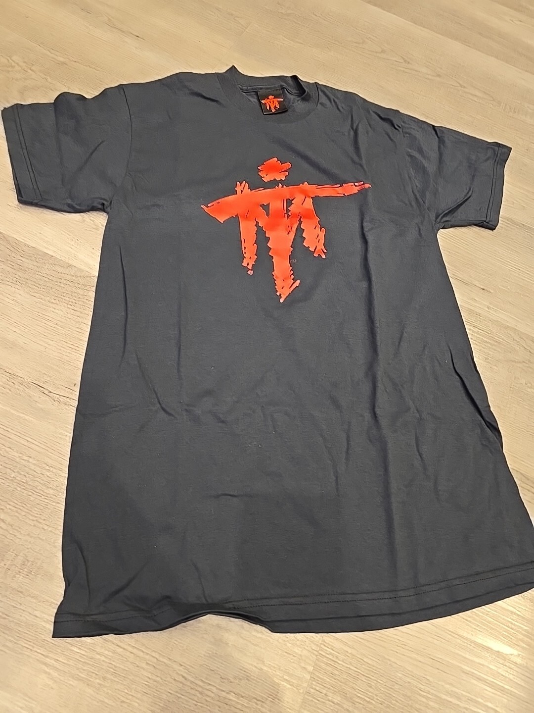 IRON Other Side Mike TYSON BOXING Black T SHIRT SAMURAI LOGO MT Deadstock XL