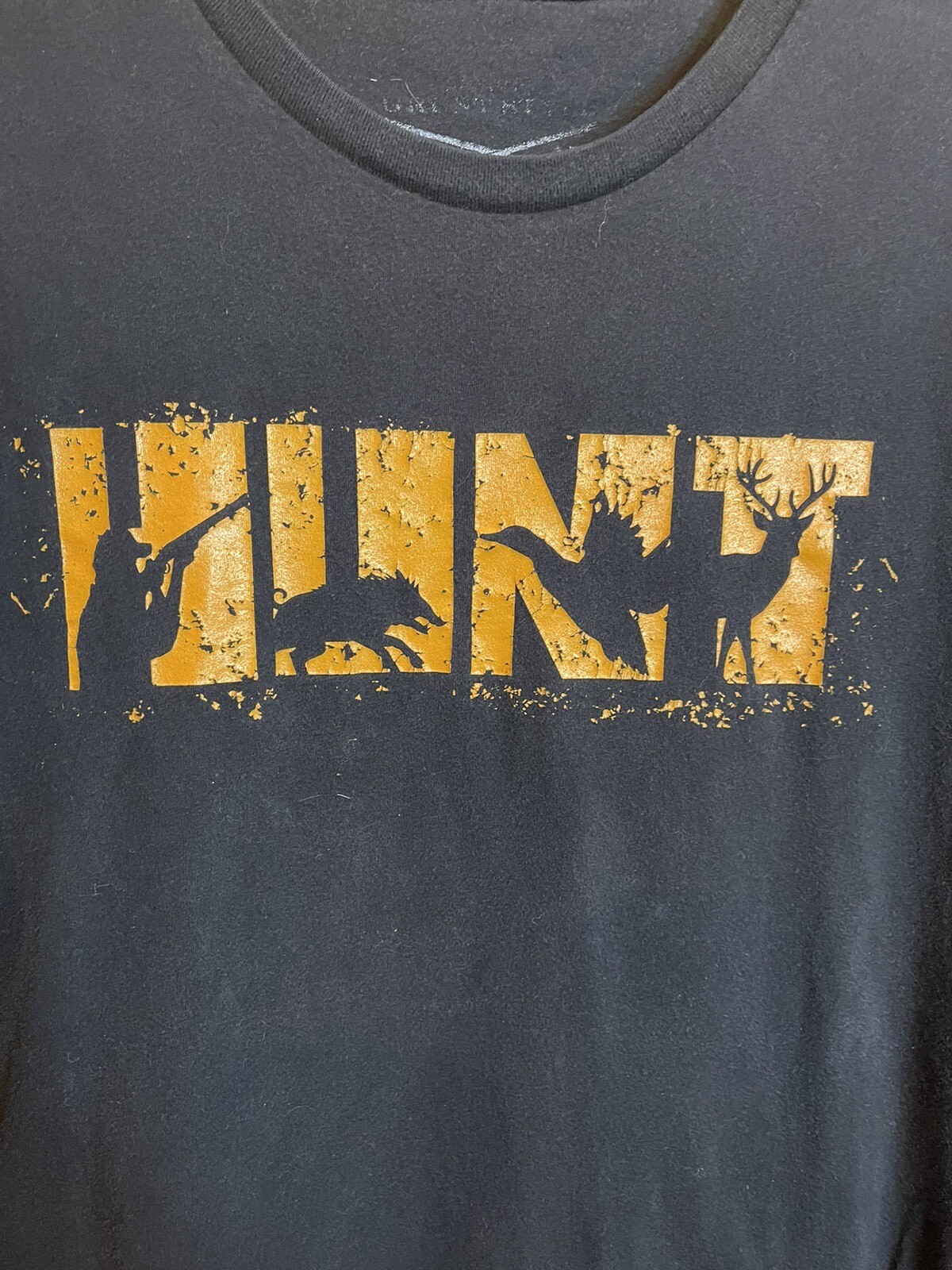 Grunt Style This We Will Defend Hunt T Shirt Adult XL Black Flag Sleeves