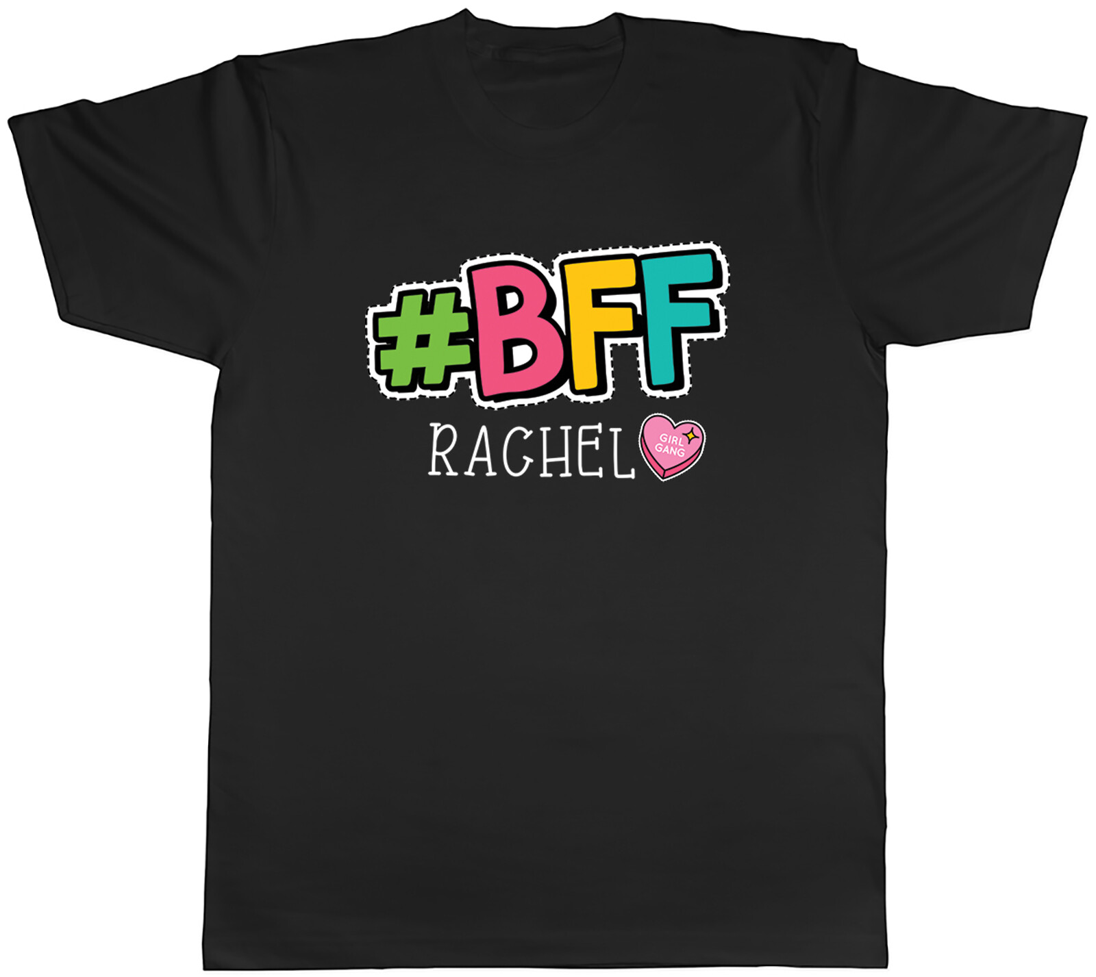 Personalised Best Friend Forever BFF Mens T-Shirt Friendship any Name Tee Gift