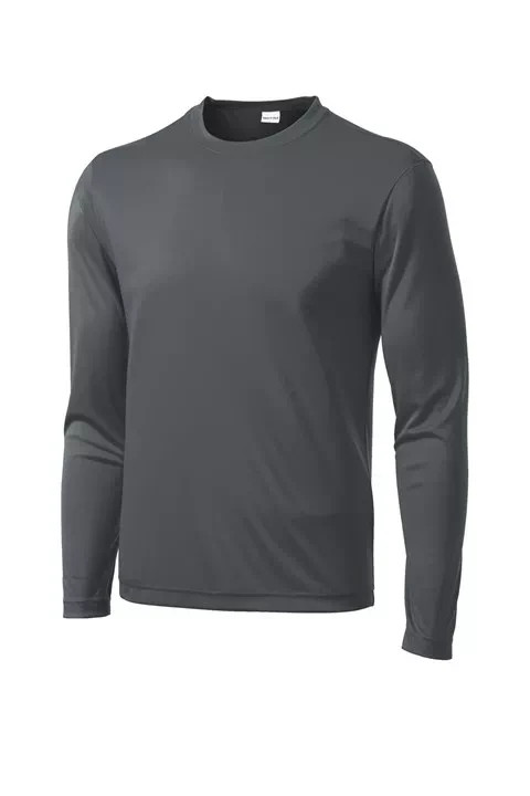 XL Sport Tek Polyester Long Sleeve Rescue Diver SCUBA Gray T-shirt