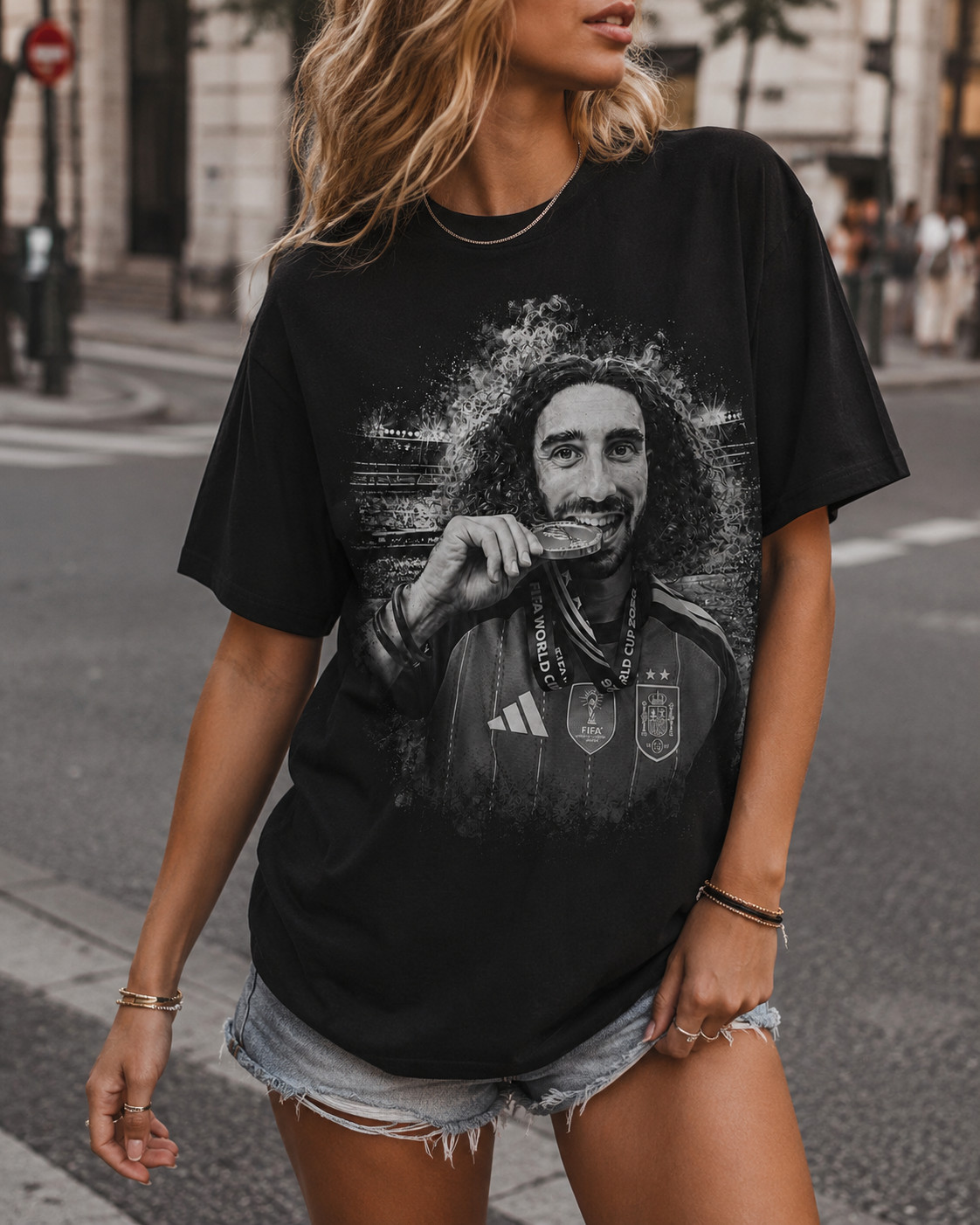 Marc Cucurella Shirt, Vintage Soccer Graphic Tee, Football Fan T-Shirt