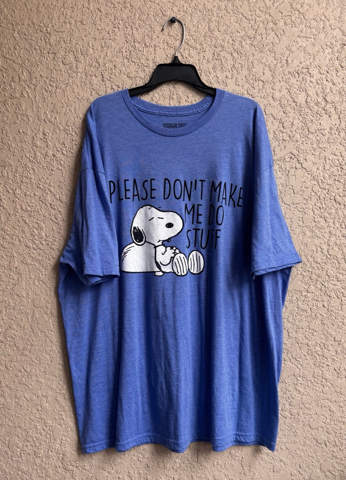 Peanuts Snoopy “Please Don’t Make Me Do Stuff”