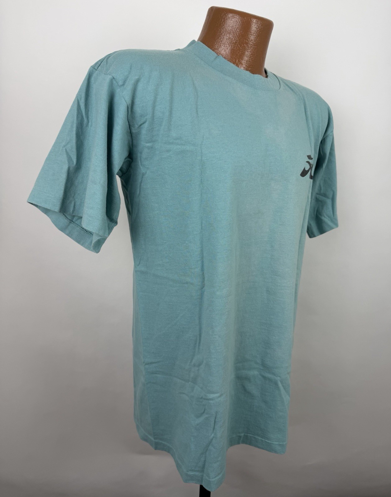 Vintage Hobie Shirt Mens Large Tight Fit 90s Surf T-shirt Windsurfing Vaporwave