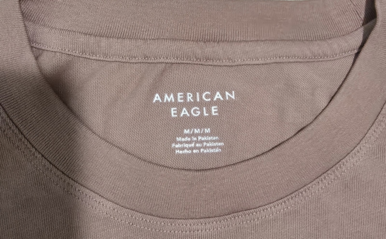 American Eagle Men’s Pink New York Graphic Crew Neck Short Sleeve T-Shirt M