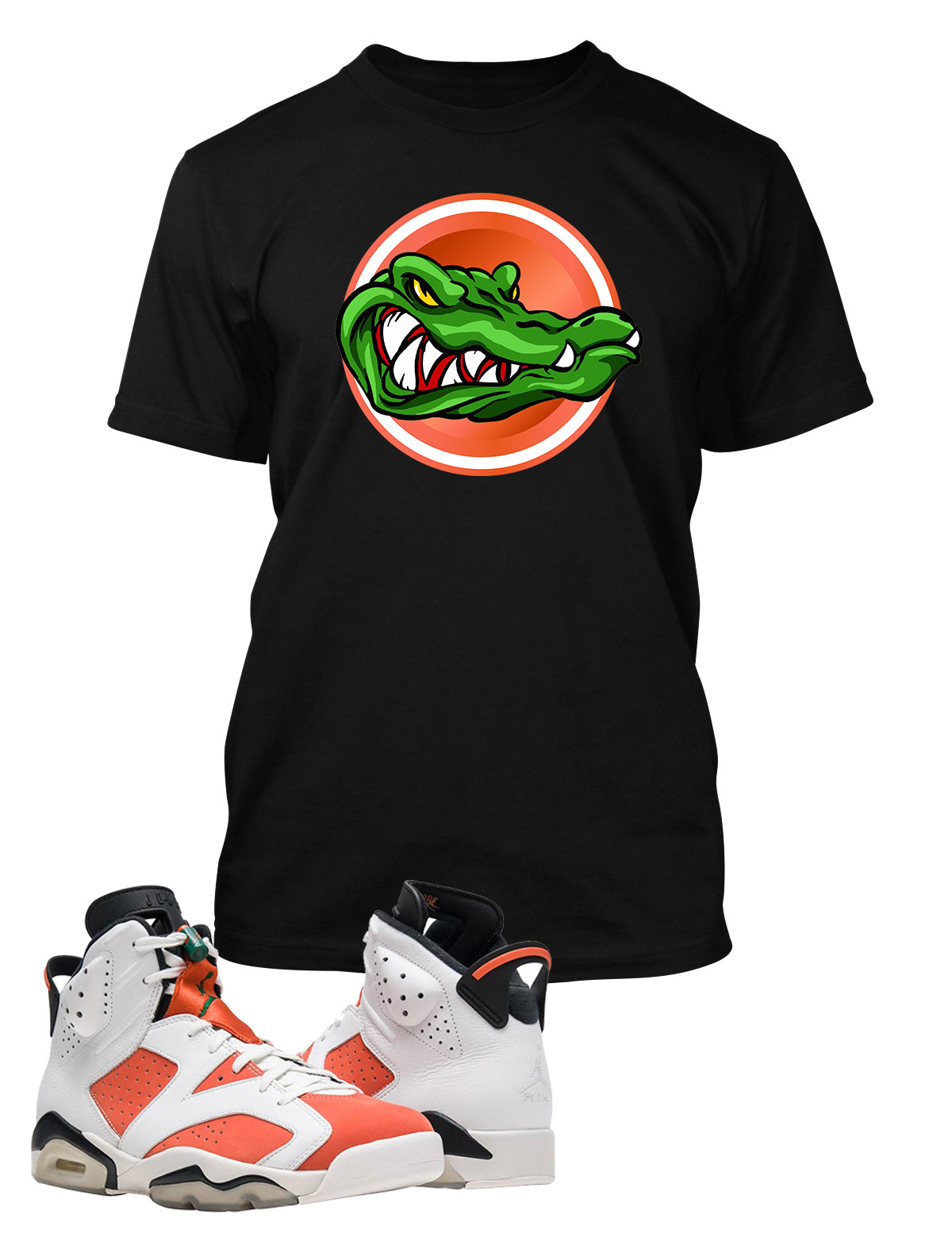 Graphic Sneaker Sport Tee Shirt Match J6 GATORADE Big Tall Pro Club Shaka T
