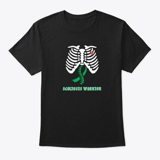 Soft Scoliosis Warriors T-Shirt Made in the USA Size S to 5XL
