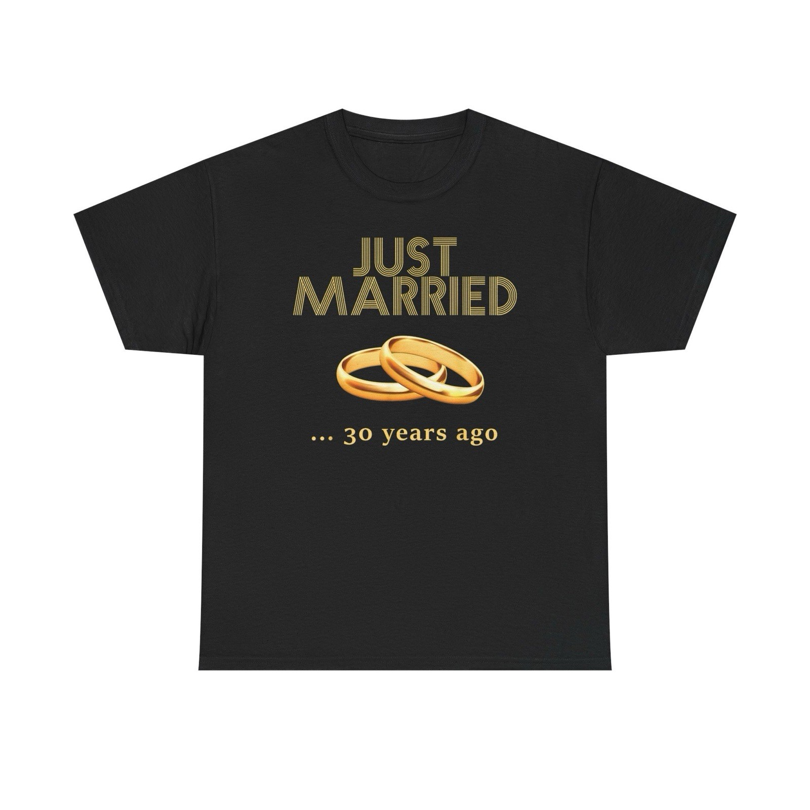 Just Married 30 Years Ago 30th Pearl Wedding Anniversary T-Shirt Unisex Gift